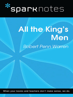 cover image of All the King's Men (SparkNotes Literature Guide)